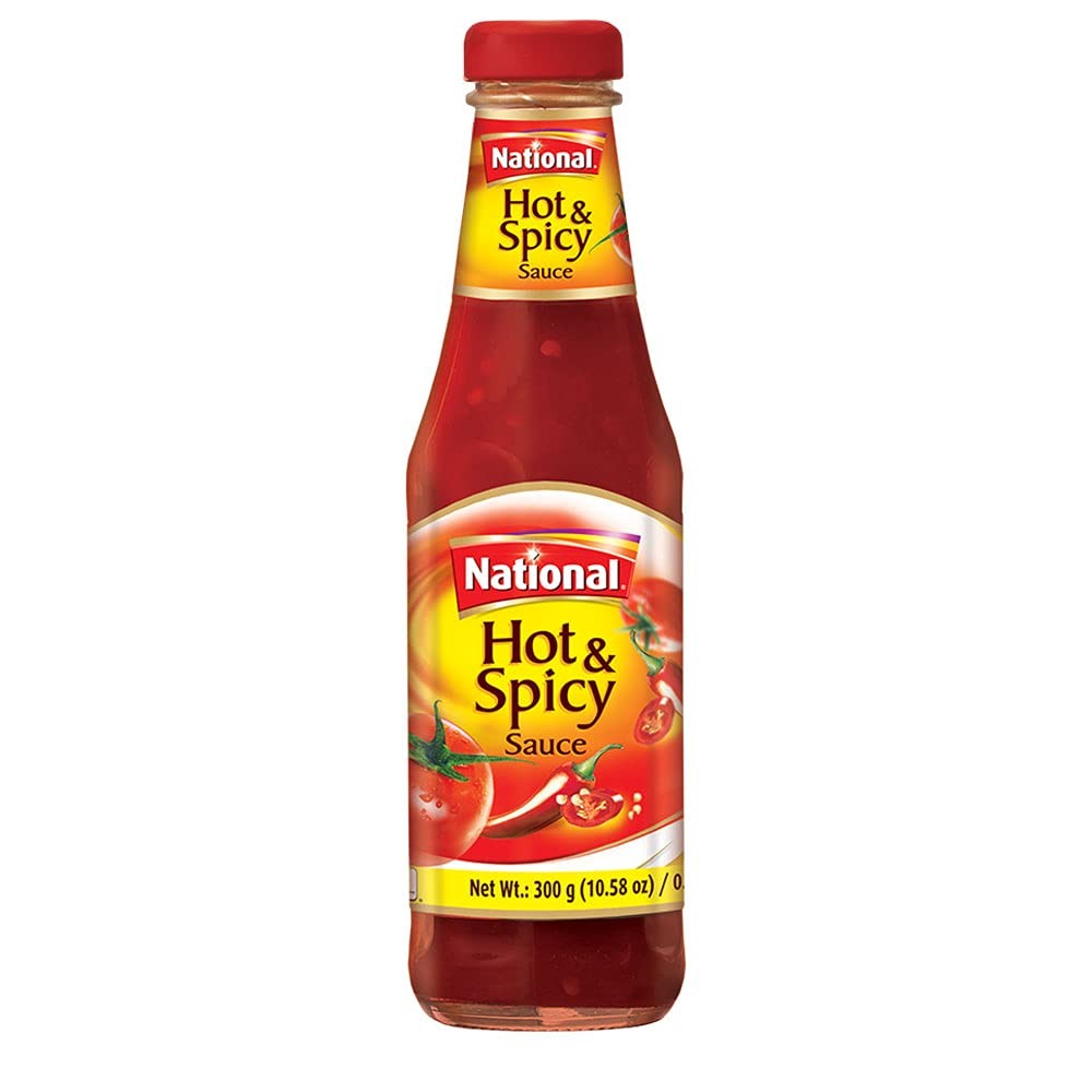 NATIONAL HOT & SPICY SAUCE 300 GM