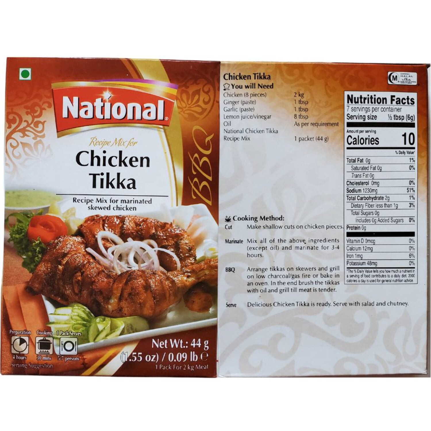 NATIONAL CHICKEN TIKKA MASALA 44 GM
