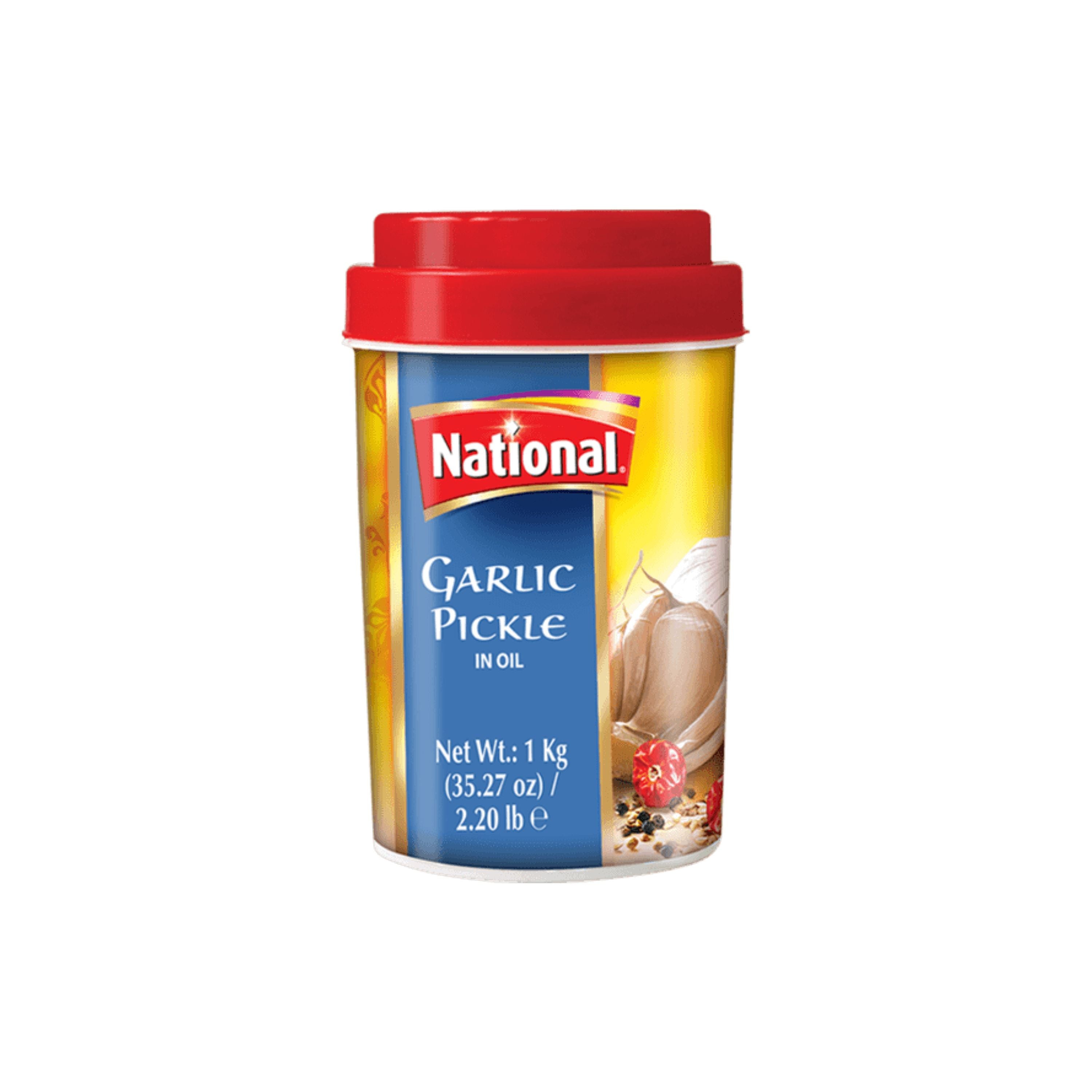 National Garlic Pickle In Oil 2.2 LBS