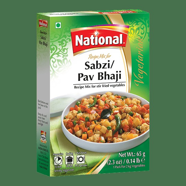 National Sabzi Pav Bhaji Masala 65 GM