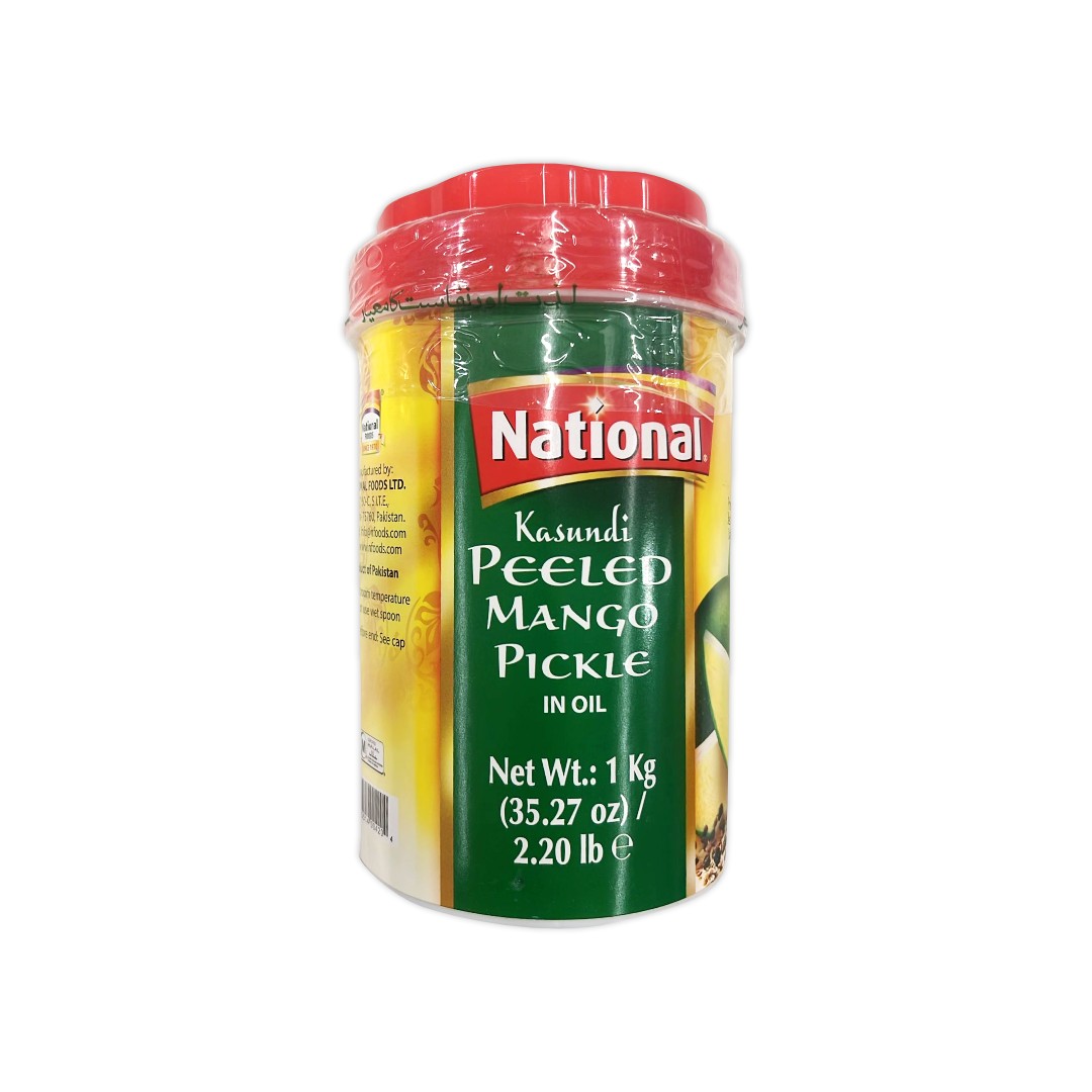 National Kasundi Peeled Mango Pickle In Oil 35.27 OZ