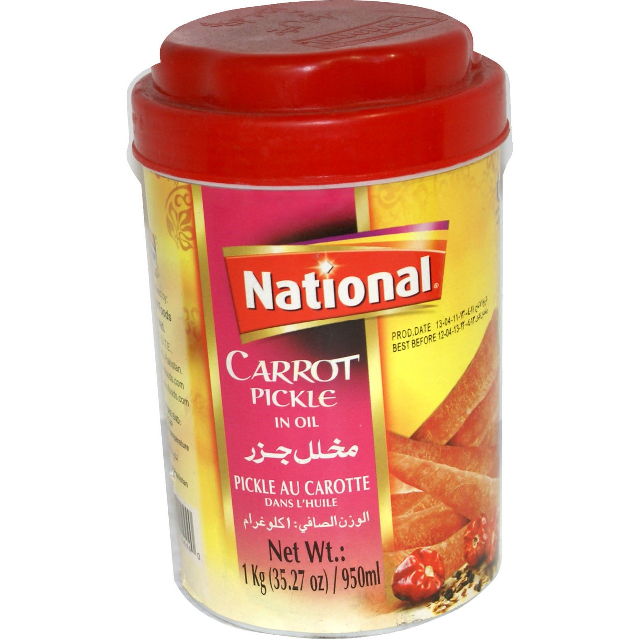 NATIONAL CARROT PICKLE 950 GM