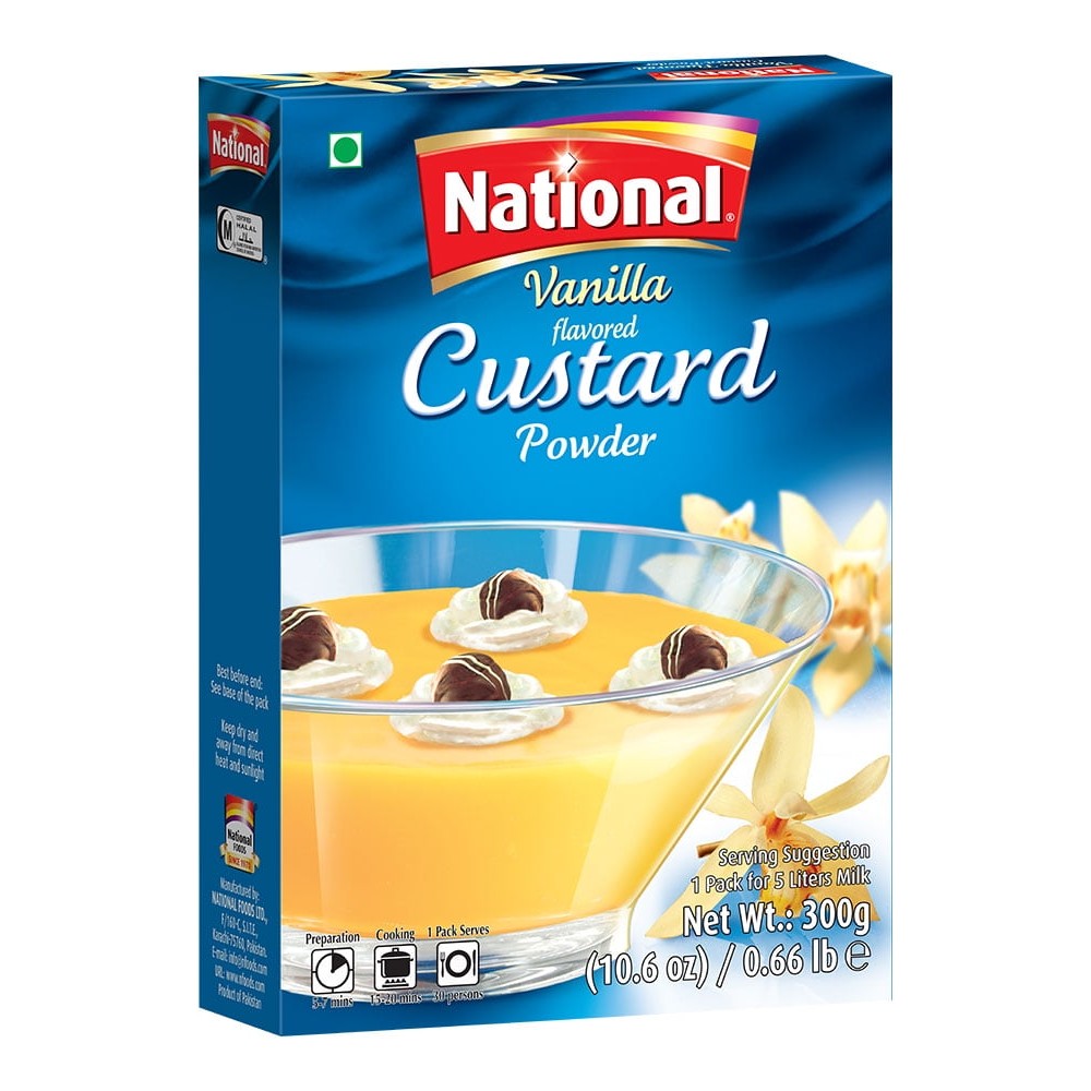 National Vanilla Custard Powder 300 GM