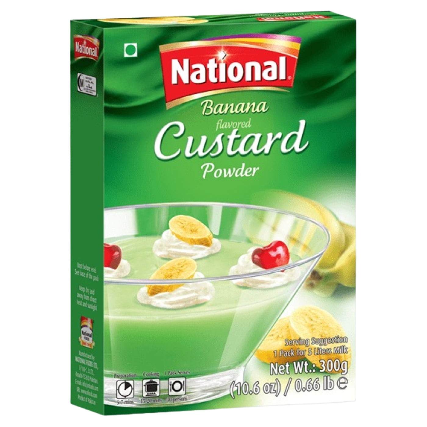 National Banana Custard Powder 300 GM
