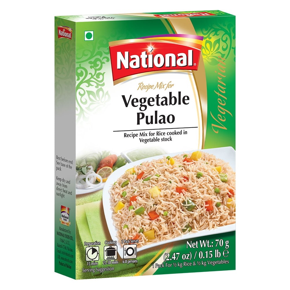 National Vegetable Polao 70 GM