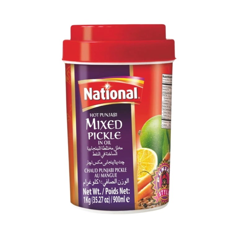 NATIONAL HOT PUNJABI MIX PICKLE 1 KG