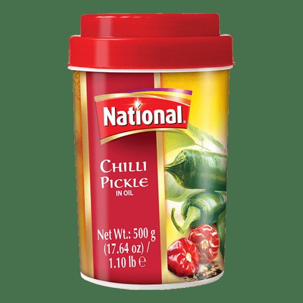 NATIONAL CHILLI PICKLE 500 GM
