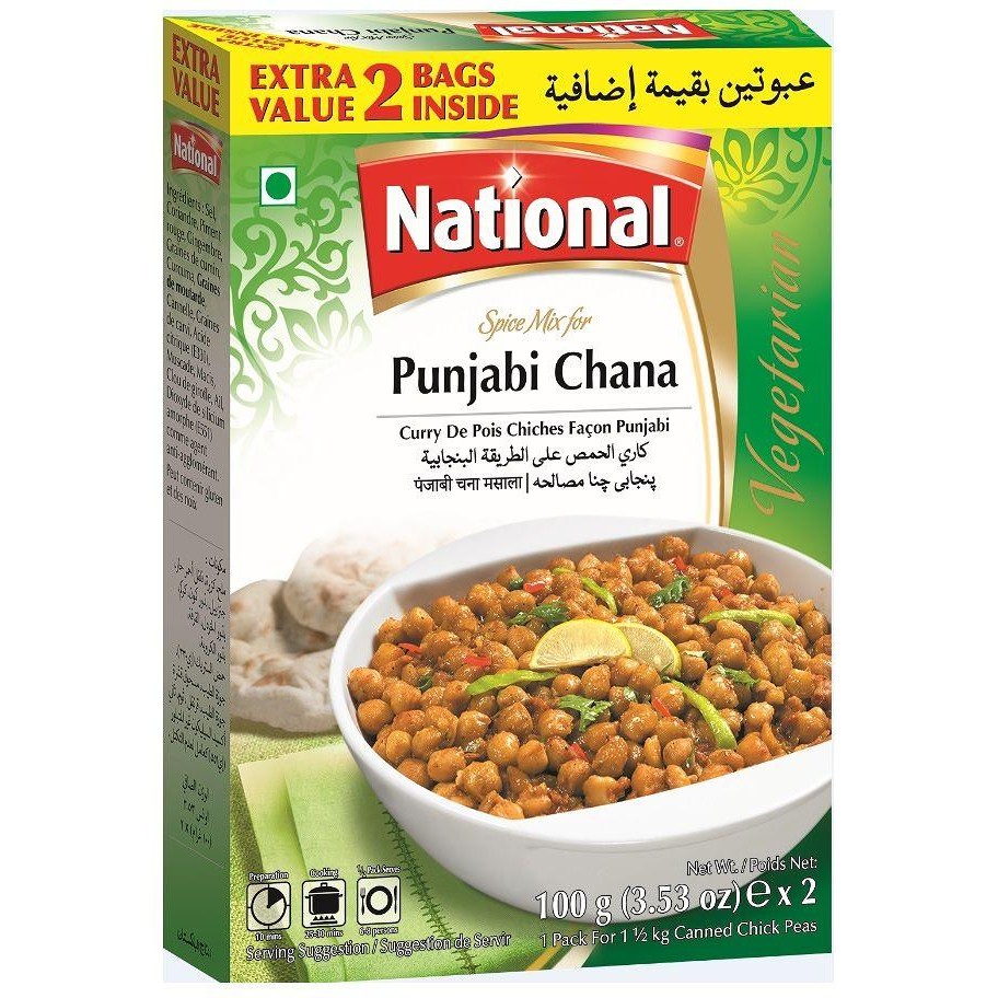 NATIONAL PUNJABI CHANA MASALA 3.53 OZ