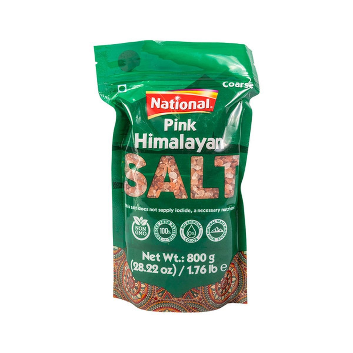 NATIONAL HIMALAYAN PINK SALT COARSE 800 GM
