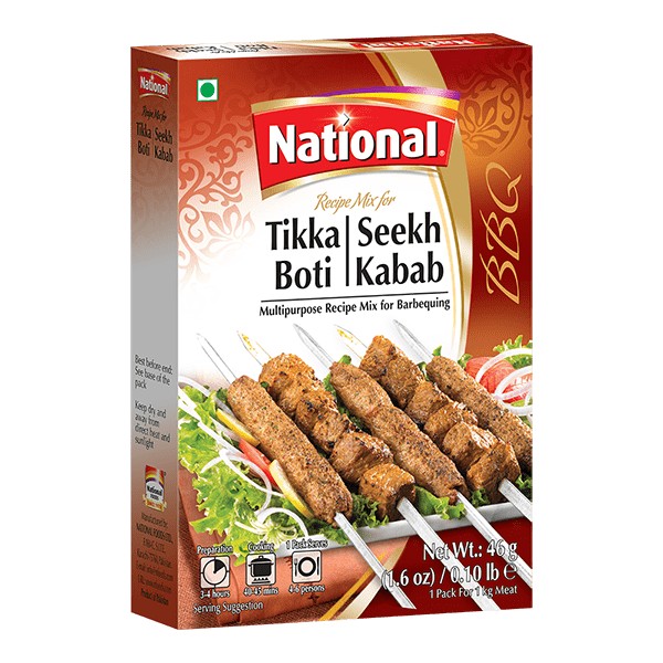 NATIONAL TIKKA BOTI/SEEKH KABAB 50 GM