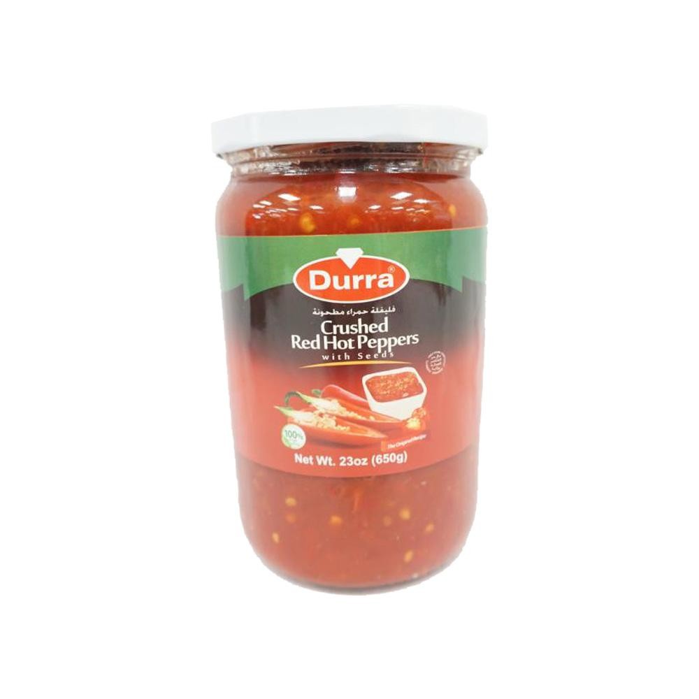 DURRA CRUSHED RED HOT PEPPERS 650 GM