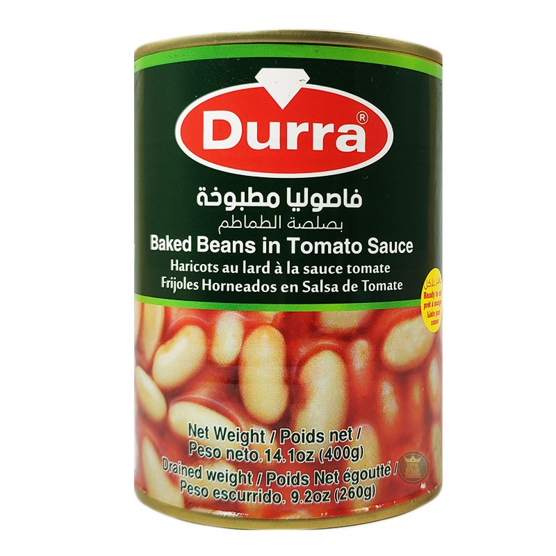 DURRA BAKED BEANS IN TOMATO SAUCE 400 GM
