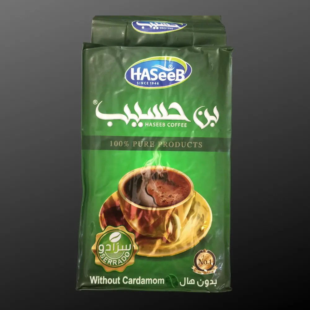 HASEEB TURKISH COFFEE 0% CARDAMOM 500 GM