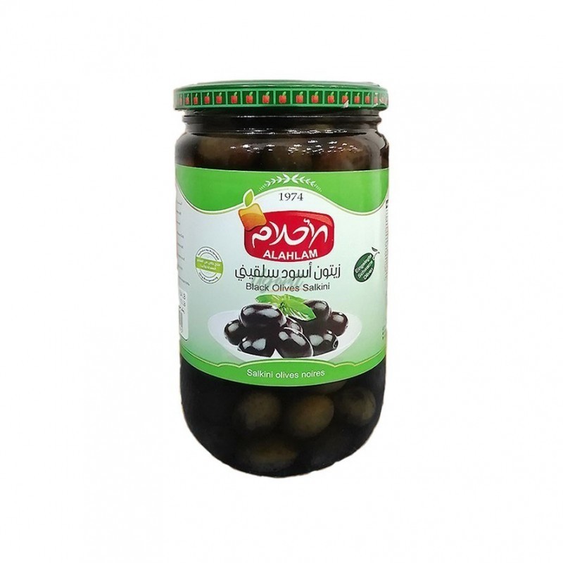Alahlam Black Olives Salkini 700 GM