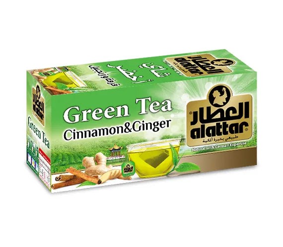 ALATTAR GINGER & CINNAMON TEA BAGS 20 CT