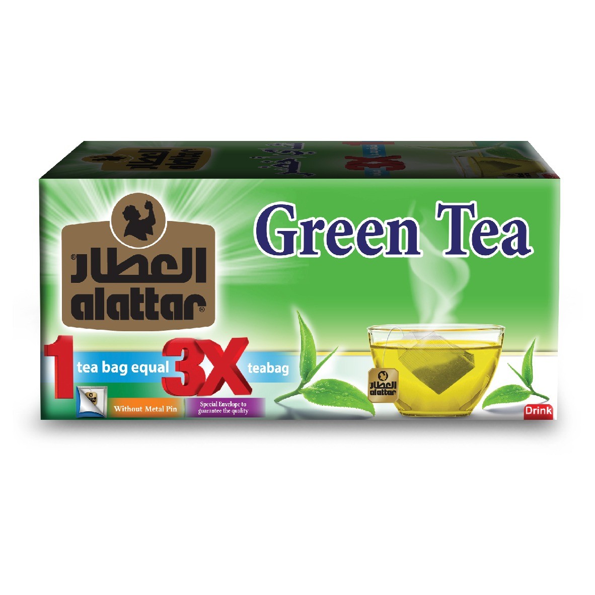 ALATTAR GREEN TEA BAGS 24 COUNT