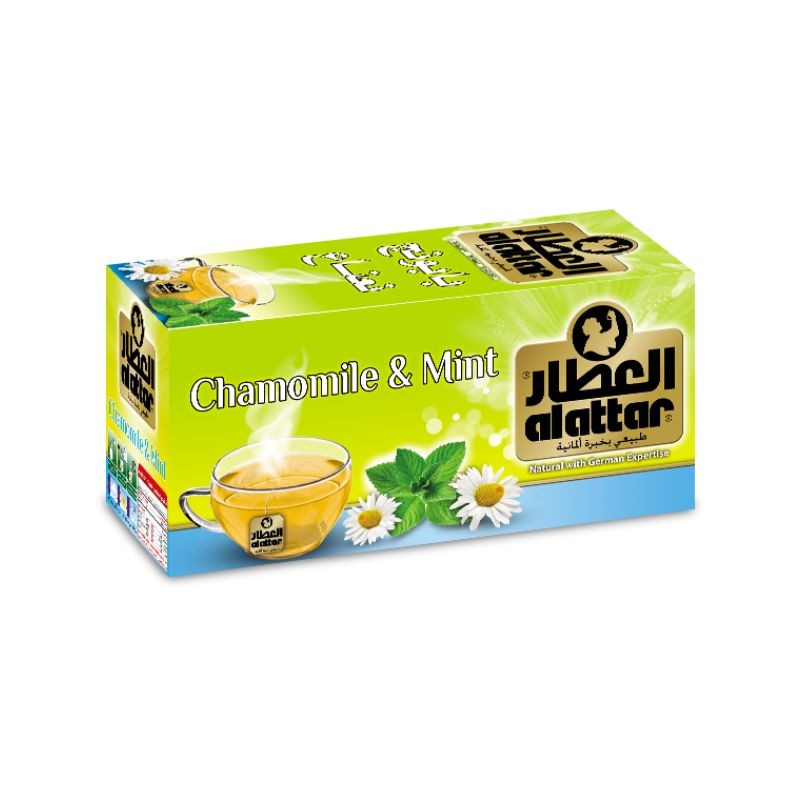 ALATTAR CHAMOMILE & MINT TEA BAGS 20 CT