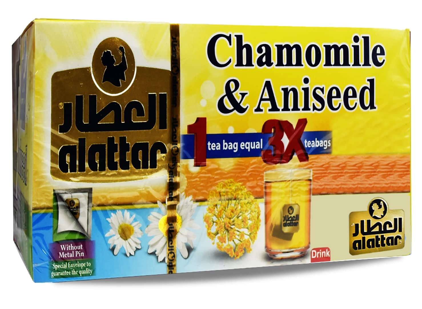 ALATTAR CHAMOMILE & ANISE TEA BAGS 20 CT