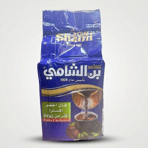 SHAMI COFFEE EXTRA GREEN CARDAMOM BLUE 500 GM