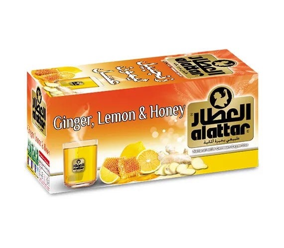 ALATTAR GINGER LEMON & HONEY TEA BAGS 20 CT