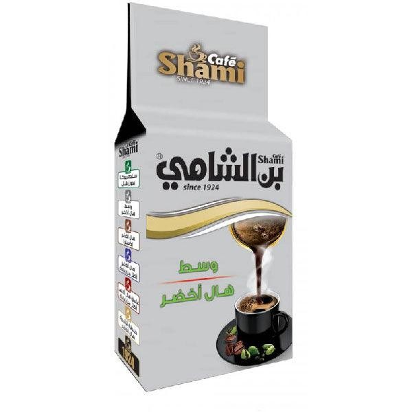 SHAMI COFFEE GREEN CARDAMOM SILVER 500 GM