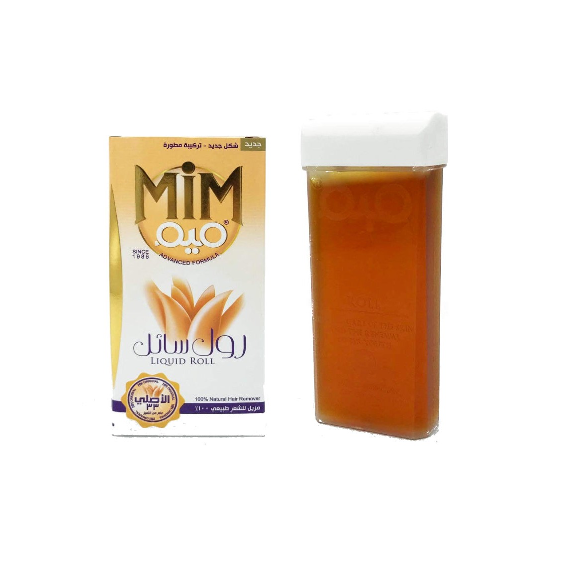 MIM HAIR REMOVER LIQUID ROLL 130 GM