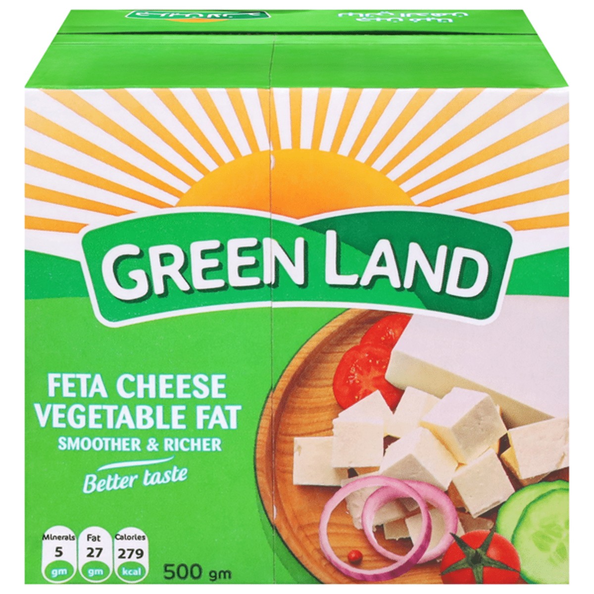 GREEN LAND FETA VEGETABLE FAT 500 GM