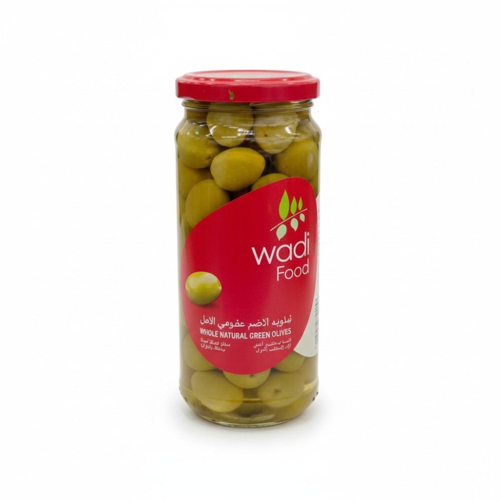 WADI FOOD GREEN OLIVES 200 GM