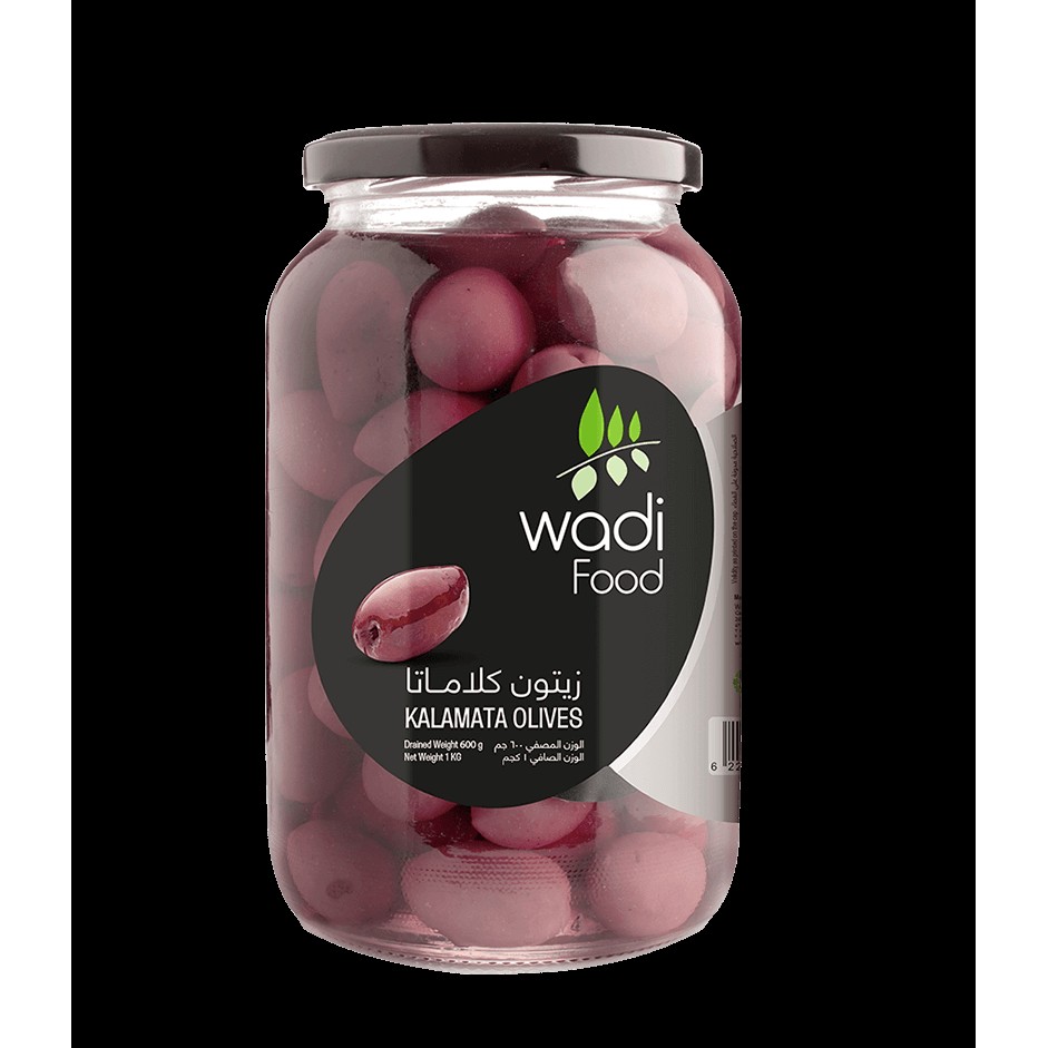 WADI FOOD KALAMATA OLIVES 600 GM
