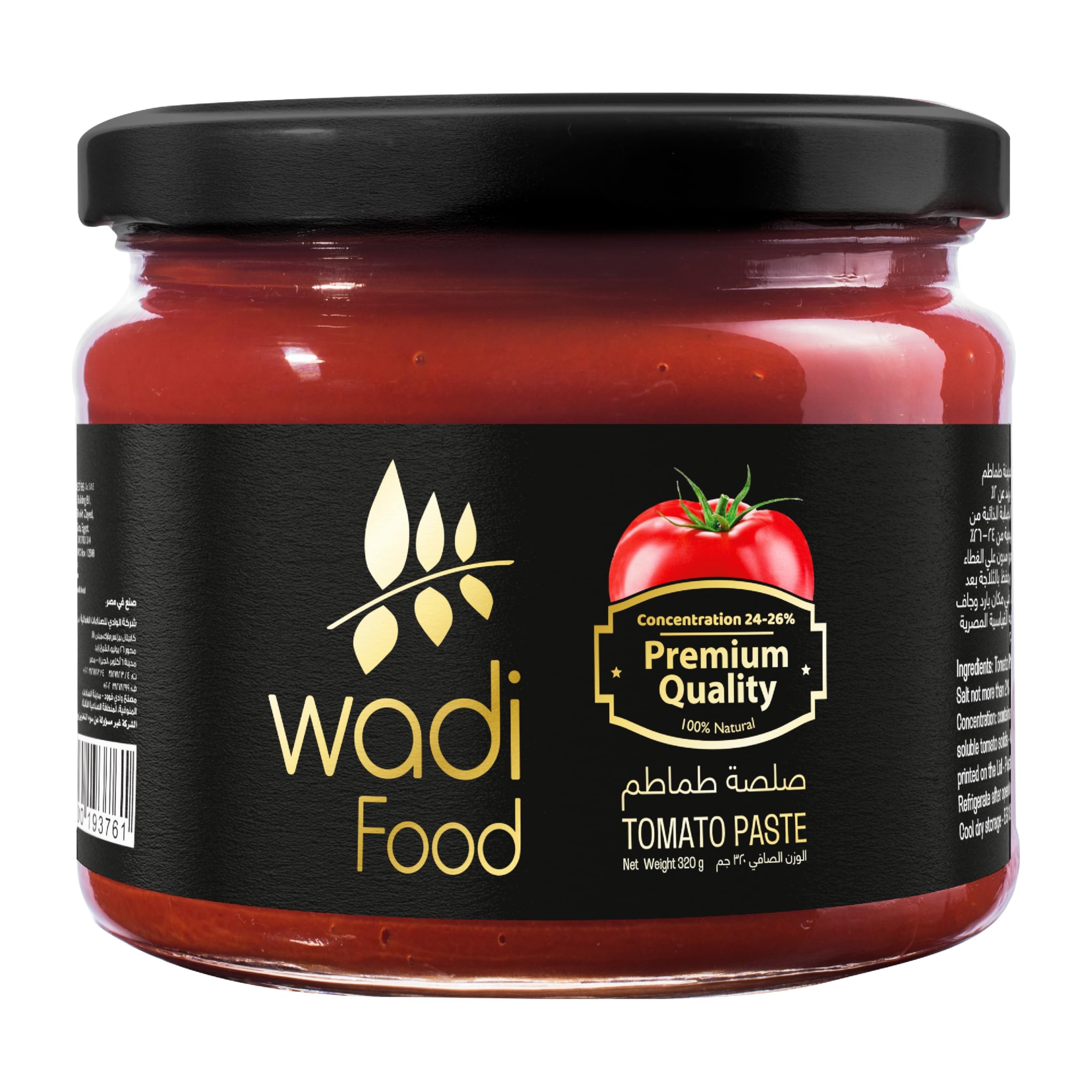 WADI FOOD TAMATO PASTE 320 GM