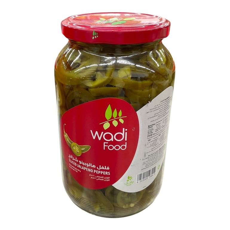 WADI FOOD JALAPENO PEPPER SLICED 500 GM
