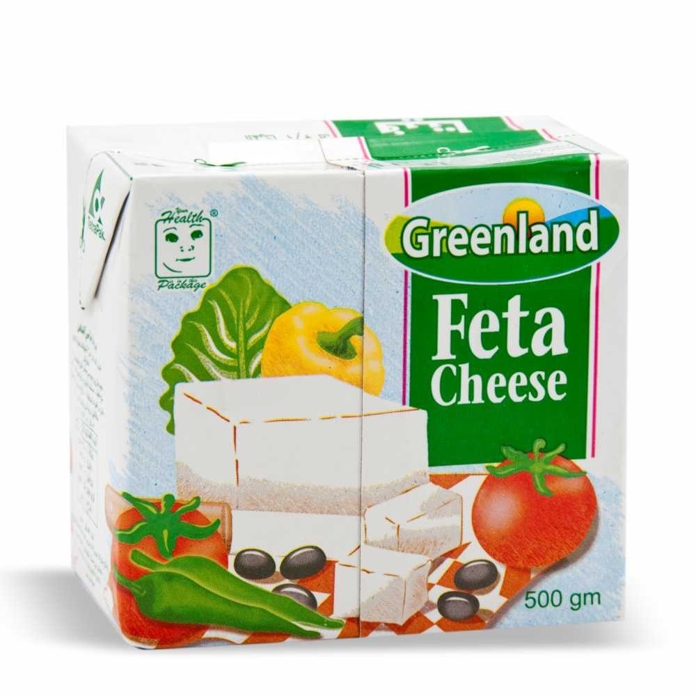 GREEN LAND FETA WITH OLIVES 500 GM