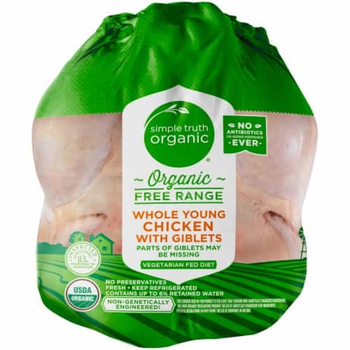 Organic Chicken Whole 1 LBS