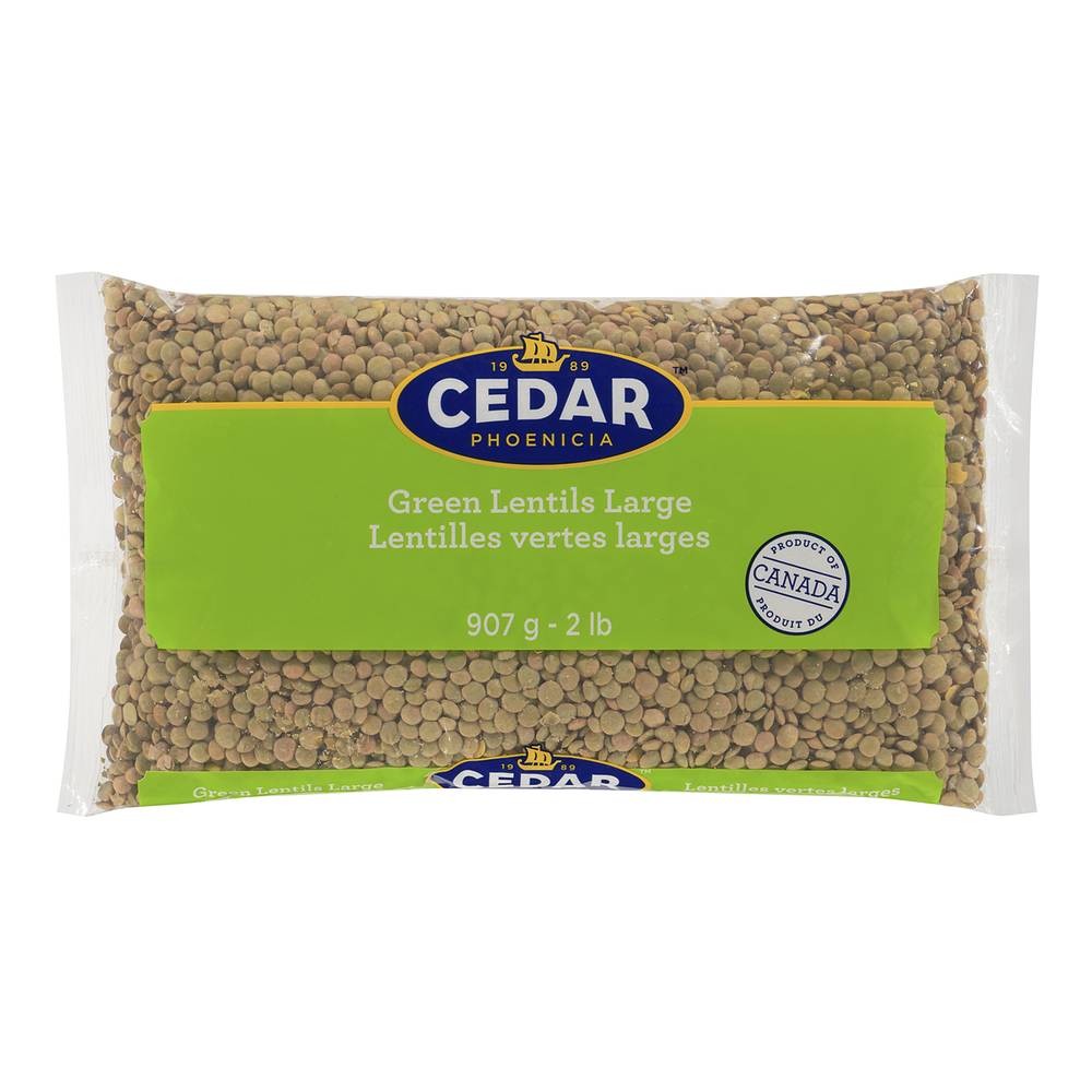 Cedar Dry Green Lentils 907 GM