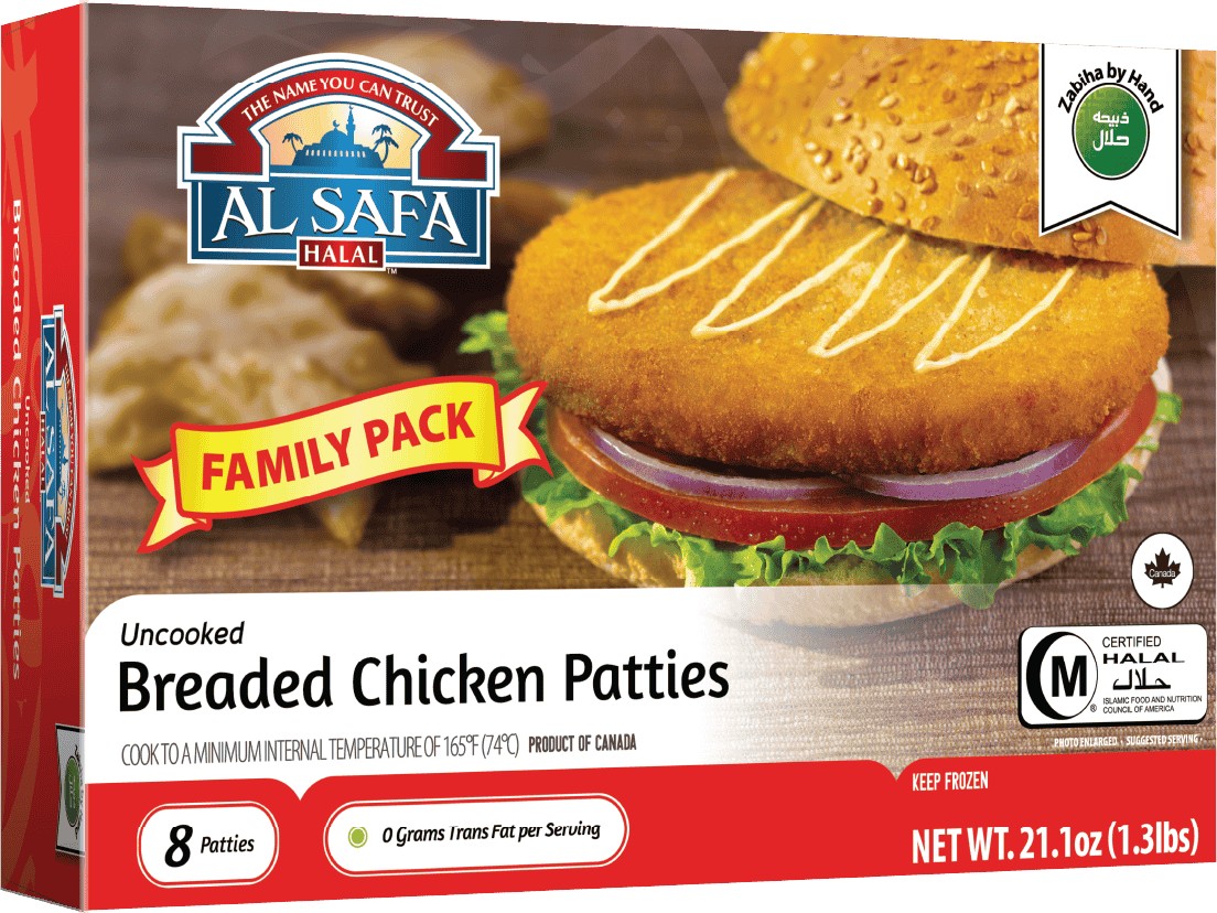 AL SAFA CHICKEN PATTIES 3.88 LBS