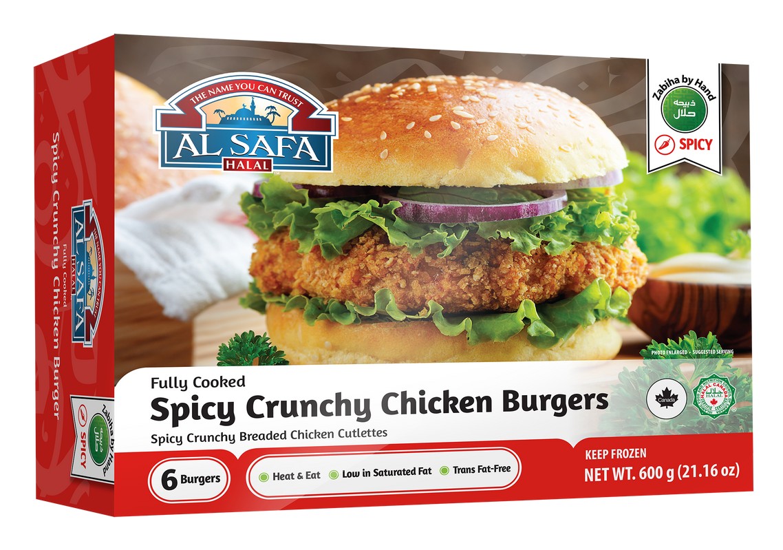 AL SAFA SPICY CRUNCHY CHICKEN PATTIE 21.16 OZ
