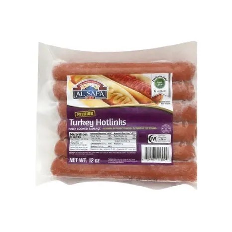 Al Safa Turkey Hotlinks 12 OZ