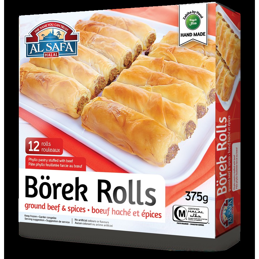 AL SAFA BOREK ROLLS BEEF 375 GM