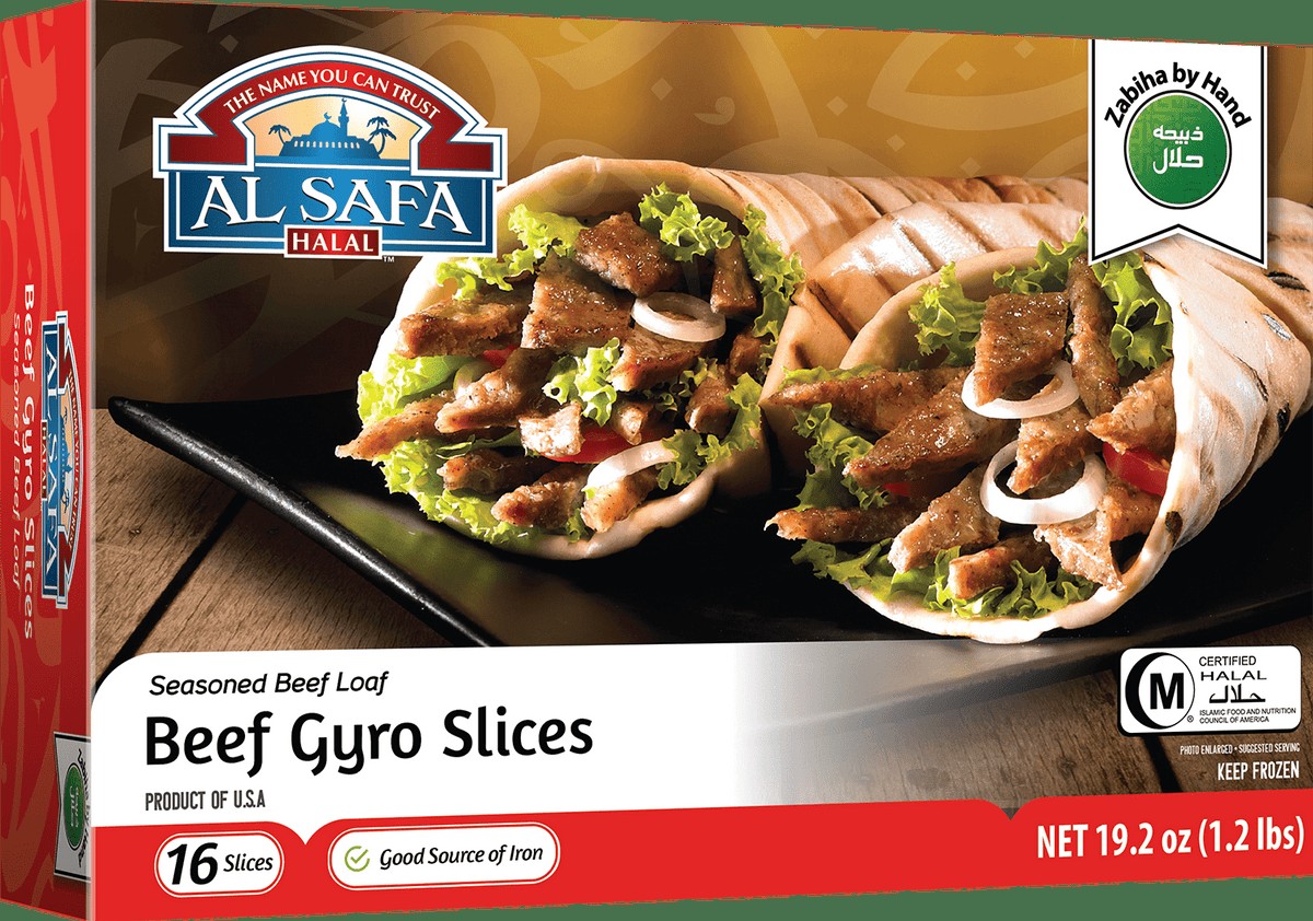 AL SAFA BEEF GYRO SLICE 1.2 LBS