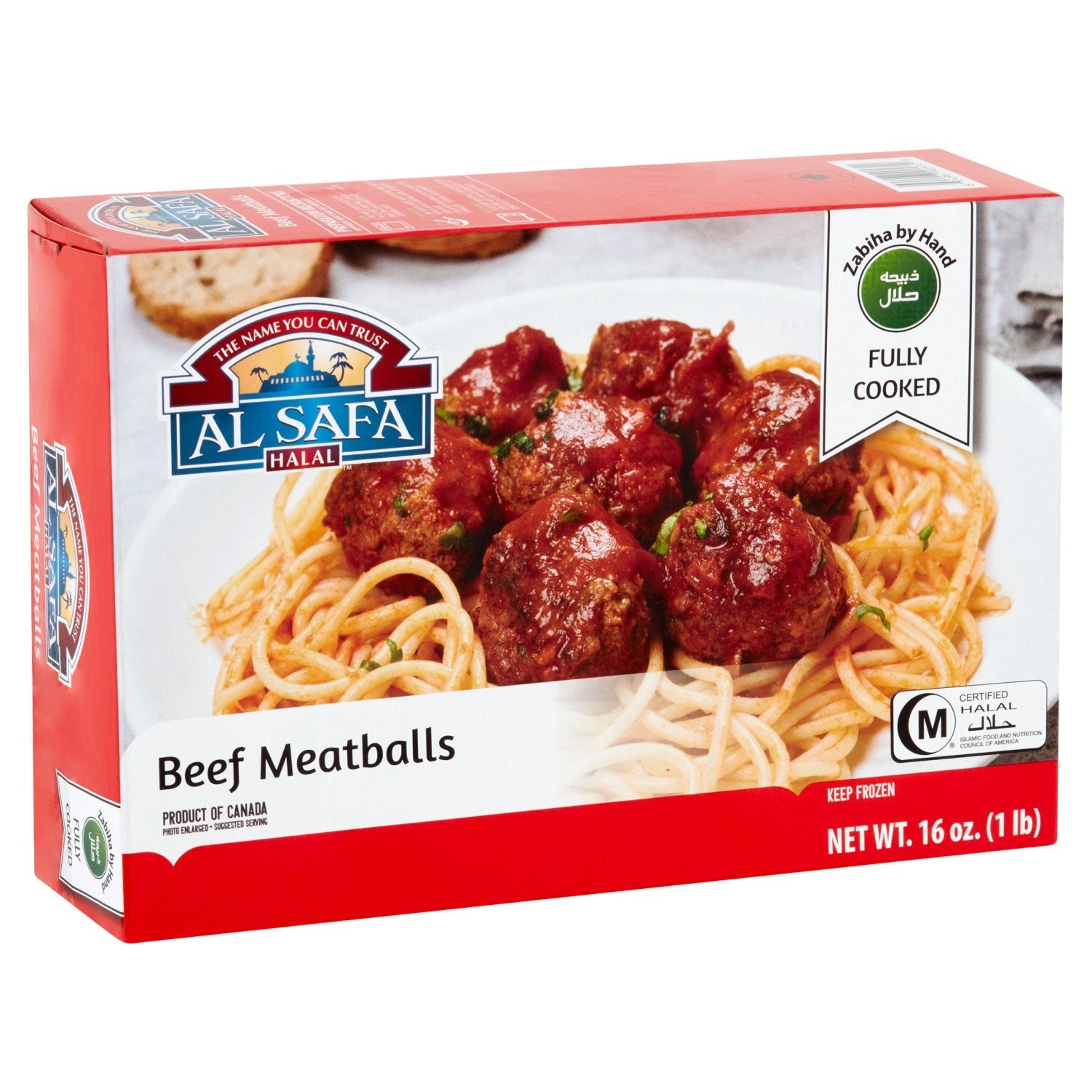 Al Safa Halal Beef Meatballs (Kofta) 16 OZ