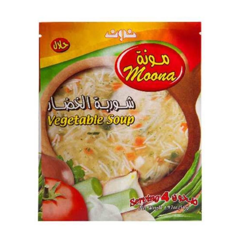MOONA VEGETABLE SOUP 56 GM
