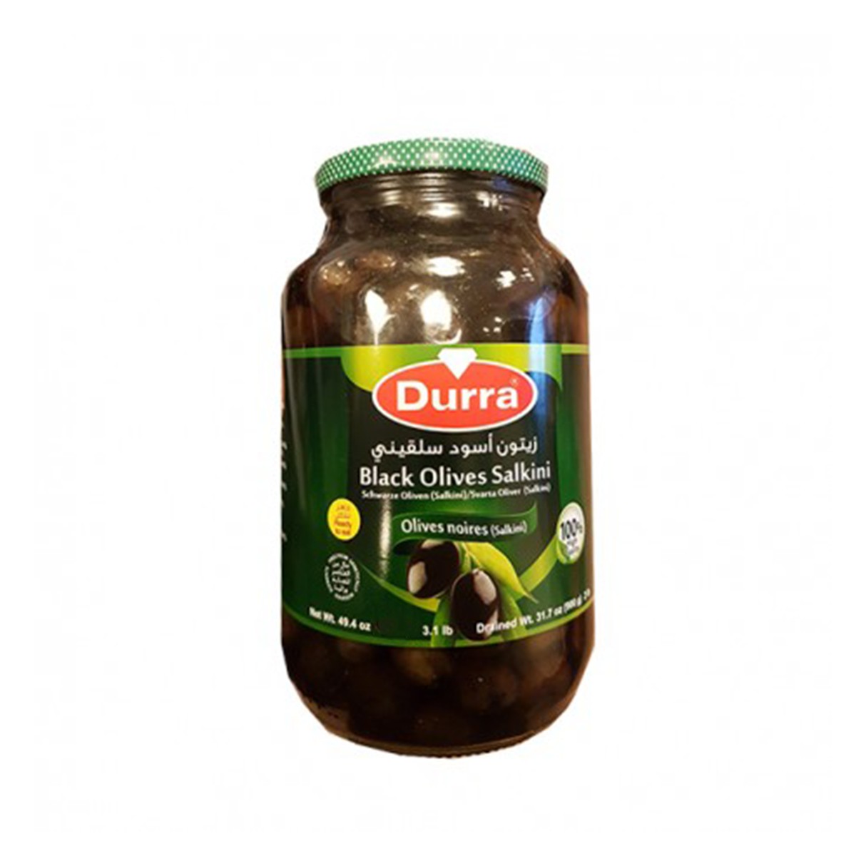 DURRA OLIVES BLACK 1300 GM