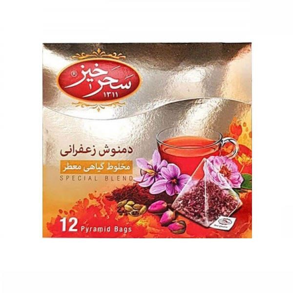SAHAR KHIZ SAFFRON INFUSION MIXED HERBS 12 BAGS