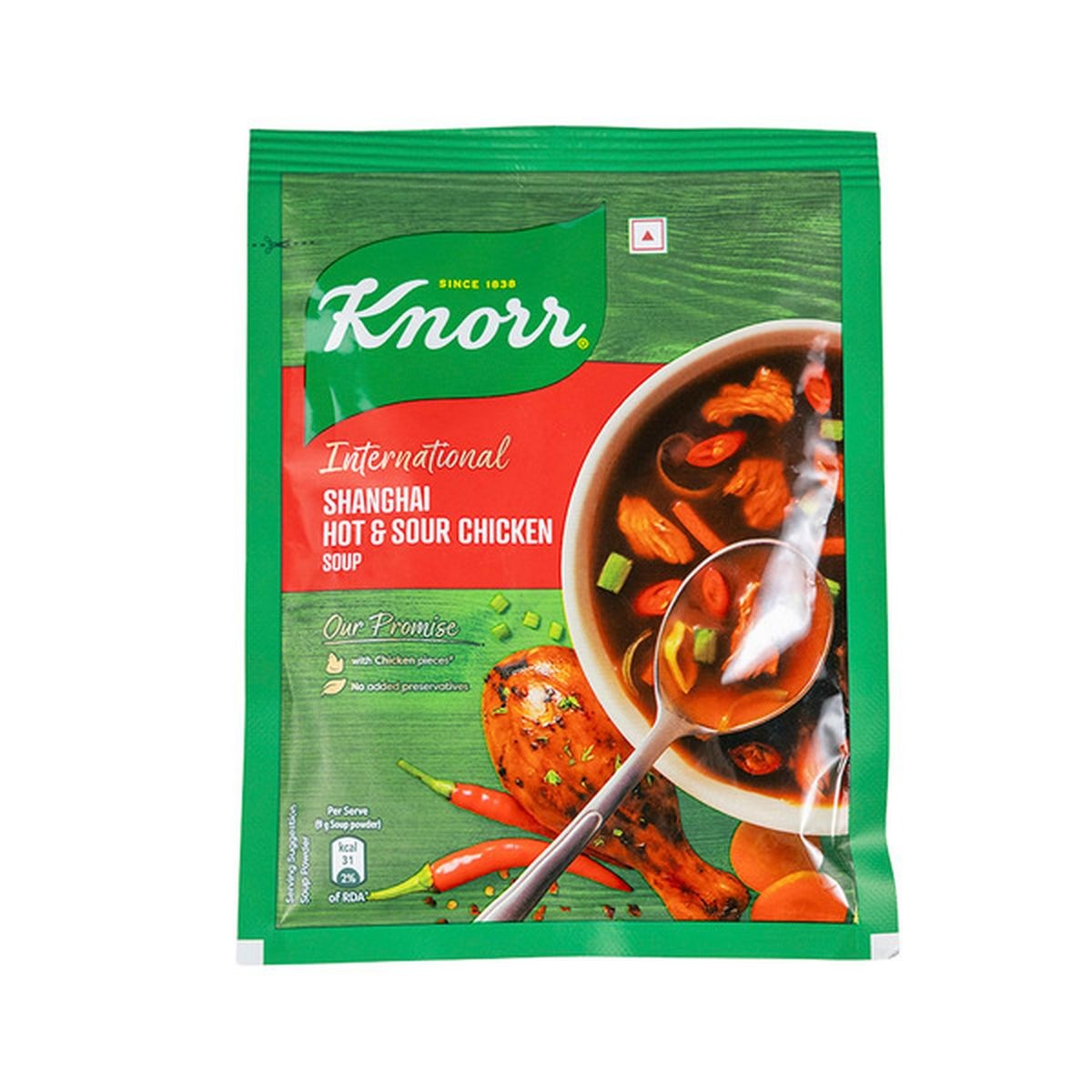 Knorr Shanghai Hot&Sour Chicken Soup Mix 38 GM