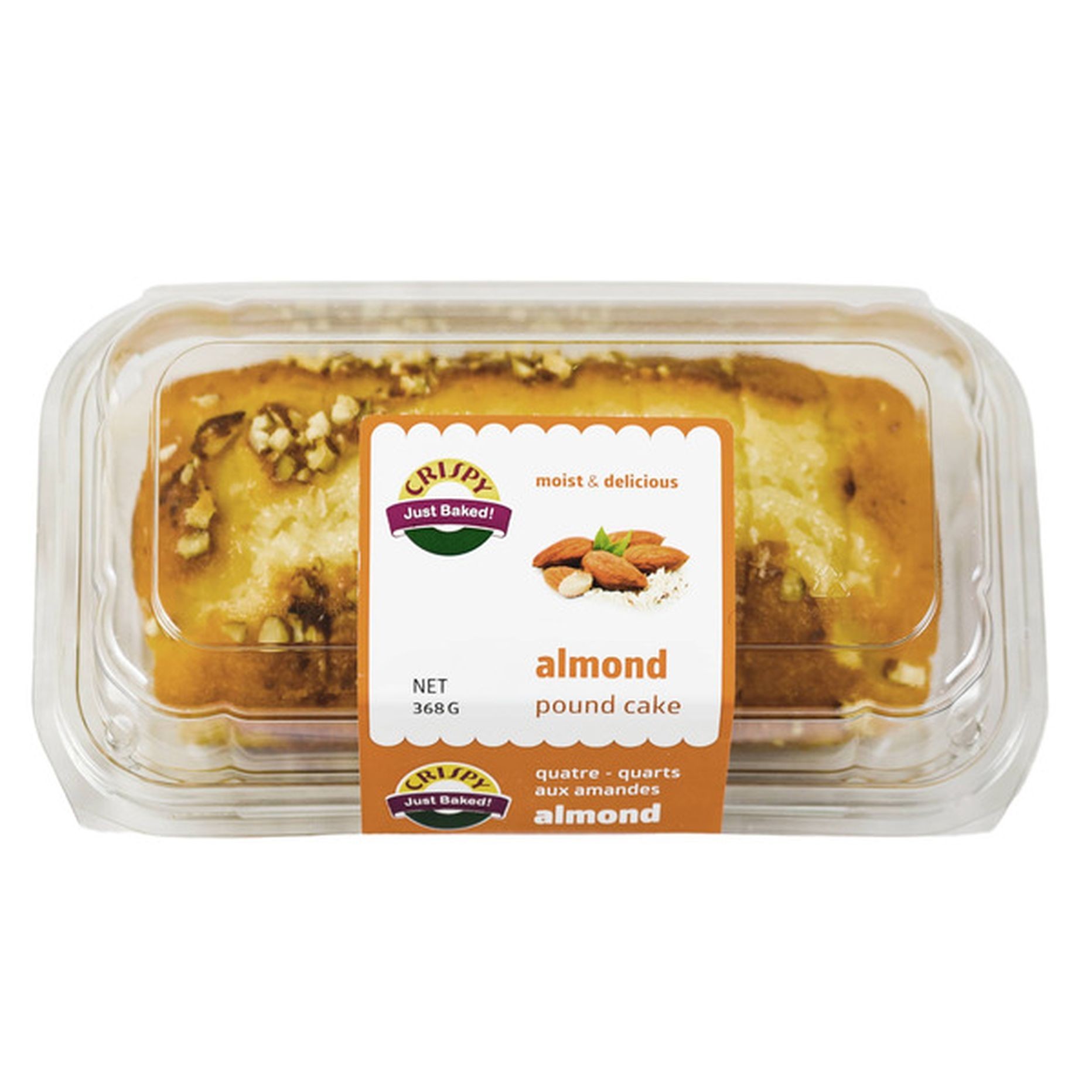 Crispy Almond Pound Cake 368 GM