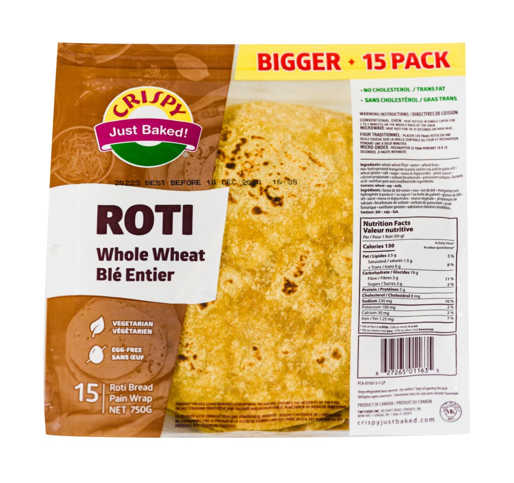 CRISPY WHOLE WHEAT ROTI 500 GM
