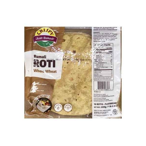 CRISPY RUMALI ROTI WHOLE WHEAT 600 GM