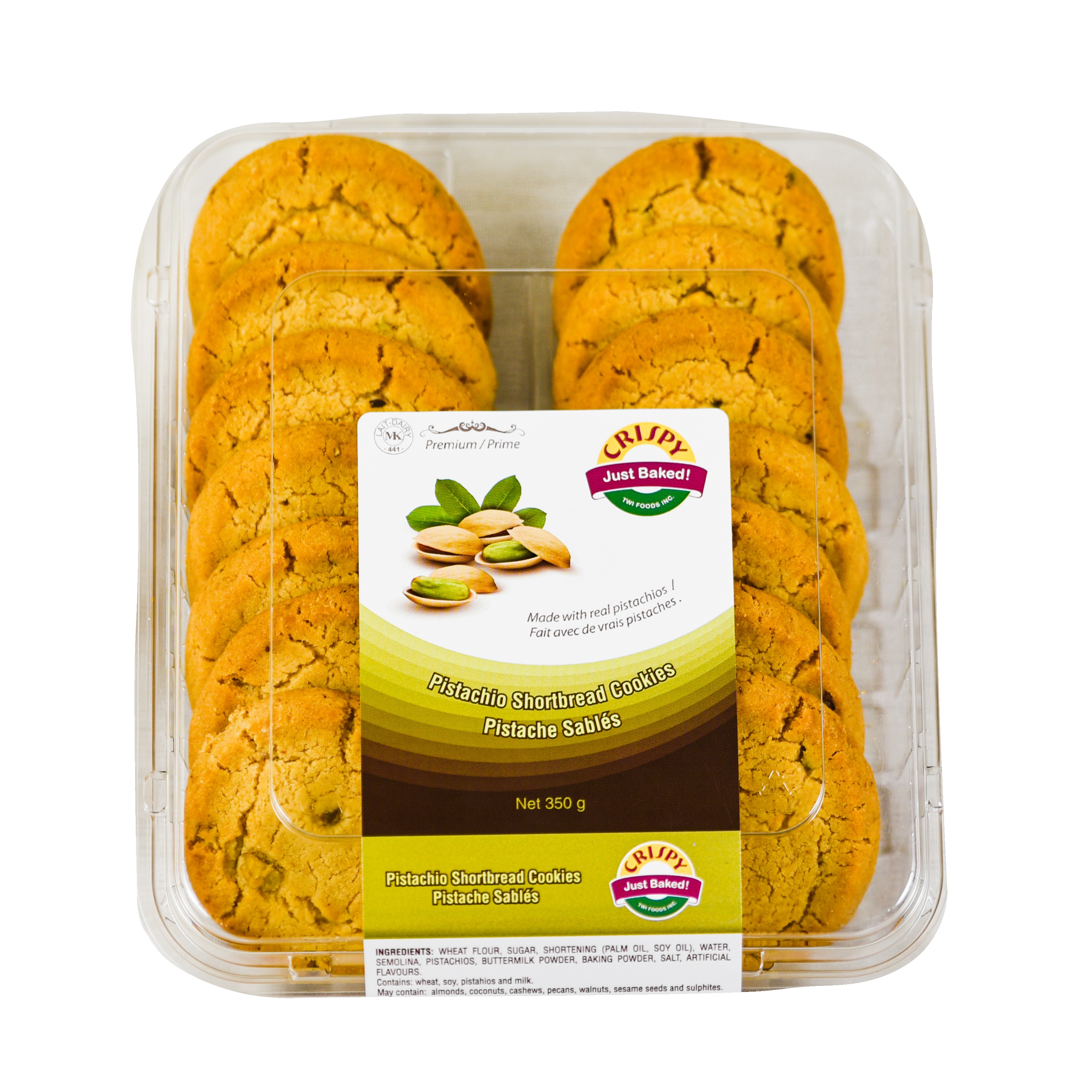 Crispy Pistachio Cookies 12.34 OZ
