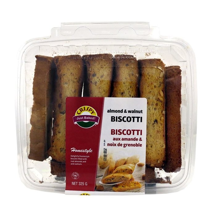 Crispy Almond Walnut Biscotti 325 GM