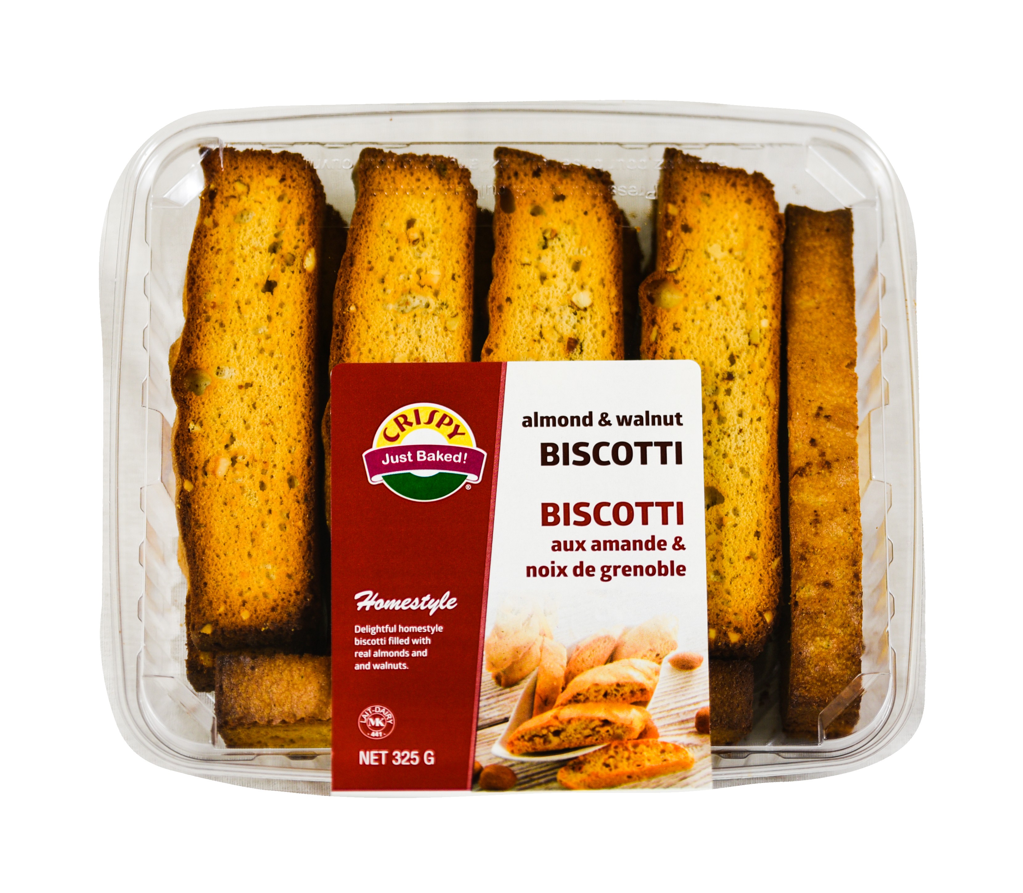 Crispy Almond & Walnut Biscotti 11.46 OZ